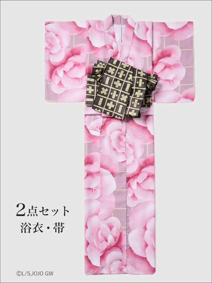 JoJo's Bizarre Adventure Golden Wind x Ladies Furifu Yukata and Obi Set - Trish Una [Release Jun 19 2026]