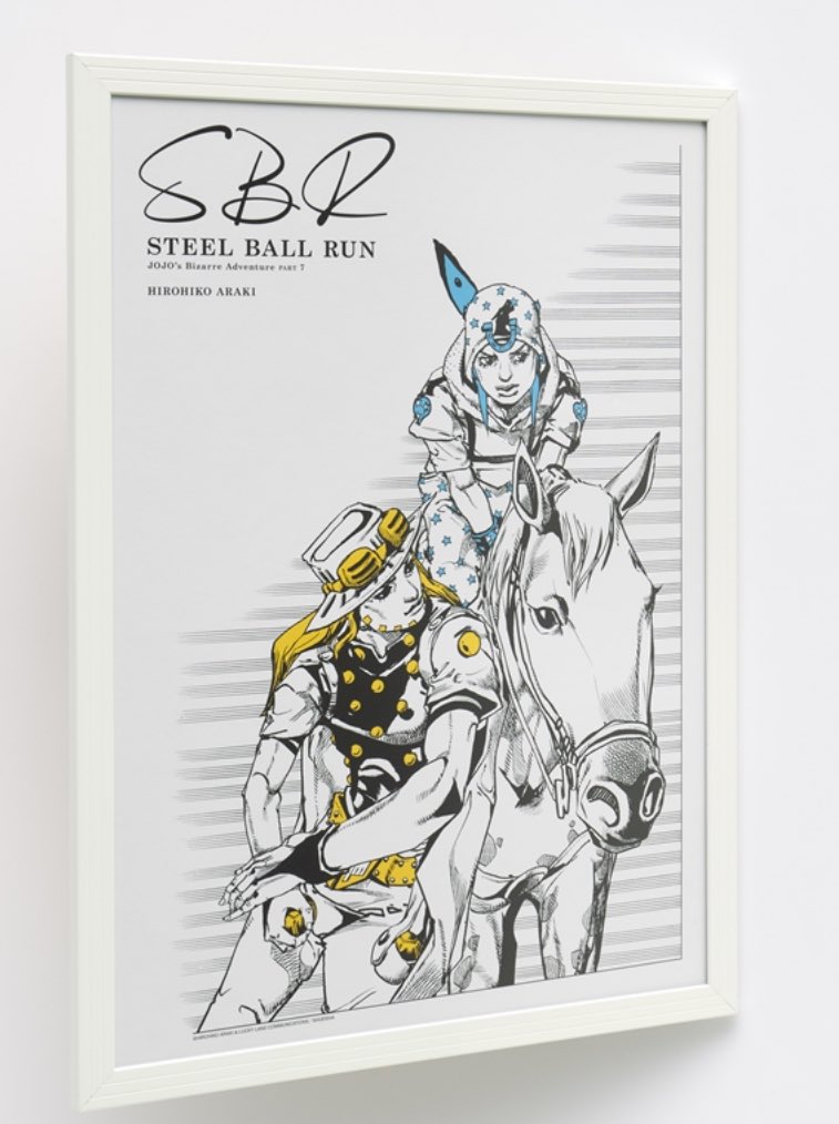 JoJo's Bizarre Adventure Part 7 Steel Ball Run - Frame B4 Poster