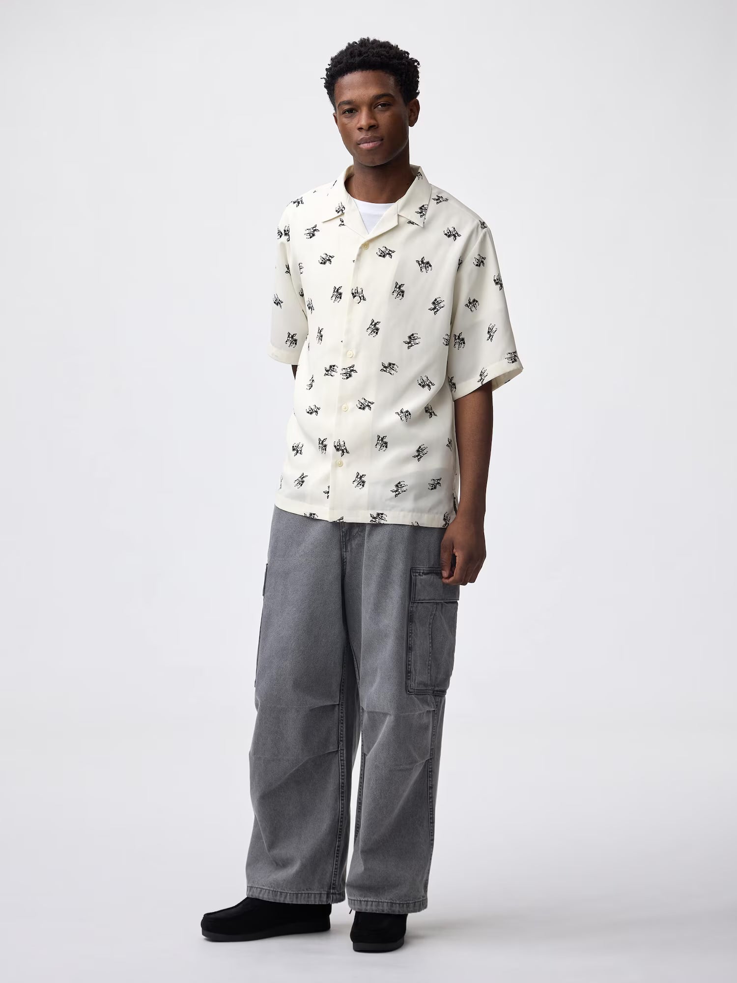 JoJo's Bizarre Adventure X GU - Jojo's Bizarre Adventure Open Collar Shirt (2 Types) [Pre-Order Apr 2026]