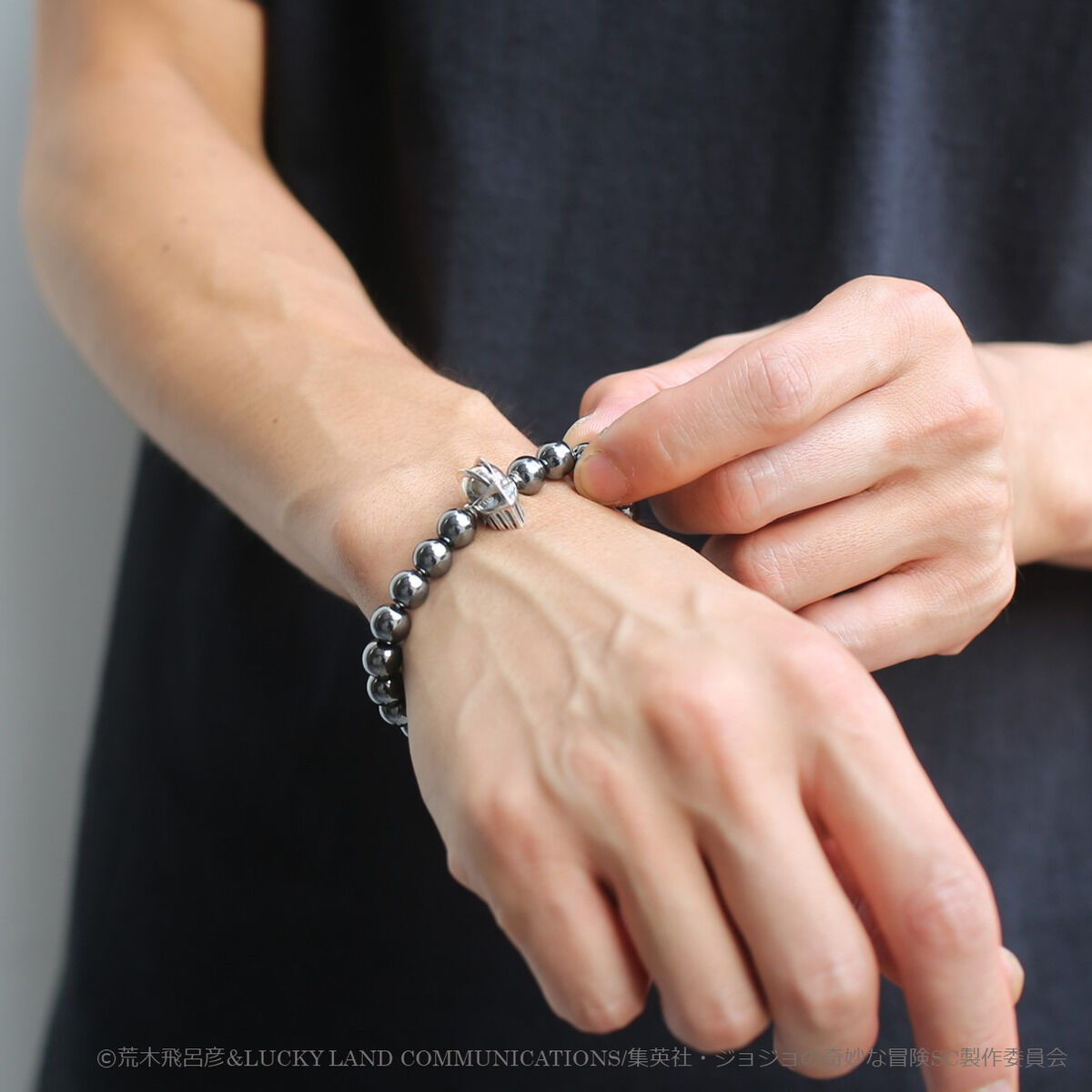 JoJo's Bizarre Adventure X Jam Home Made Collaboration Stardust Crusaders - Silver Chariot Player Bracelet [Pre-Order Jan 2026]