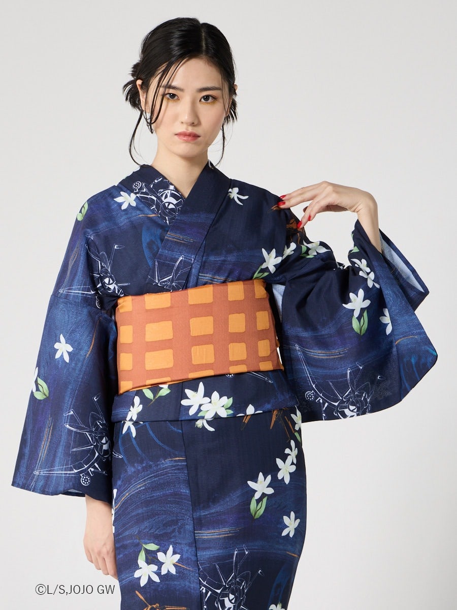 JoJo's Bizarre Adventure Golden Wind x Furifu Ladies Yukata and Obi Set - Narancia Ghirga [Release Jun 19 2026]
