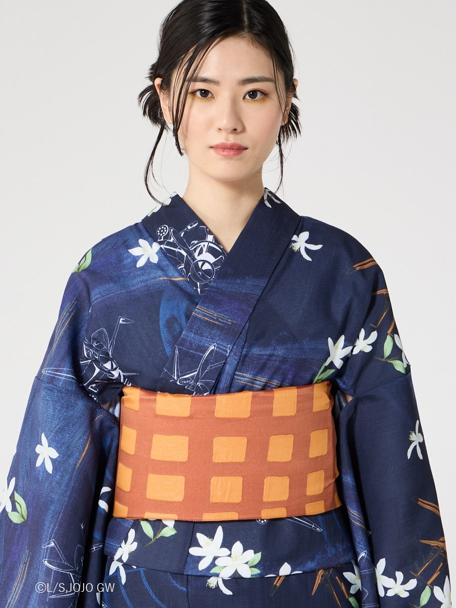 JoJo's Bizarre Adventure Golden Wind x Furifu Ladies Yukata and Obi Set - Narancia Ghirga [Release Jun 19 2026]