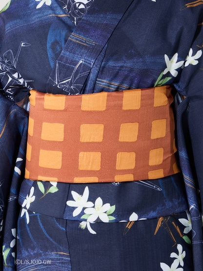 JoJo's Bizarre Adventure Golden Wind x Furifu Ladies Yukata and Obi Set - Narancia Ghirga [Release Jun 19 2026]