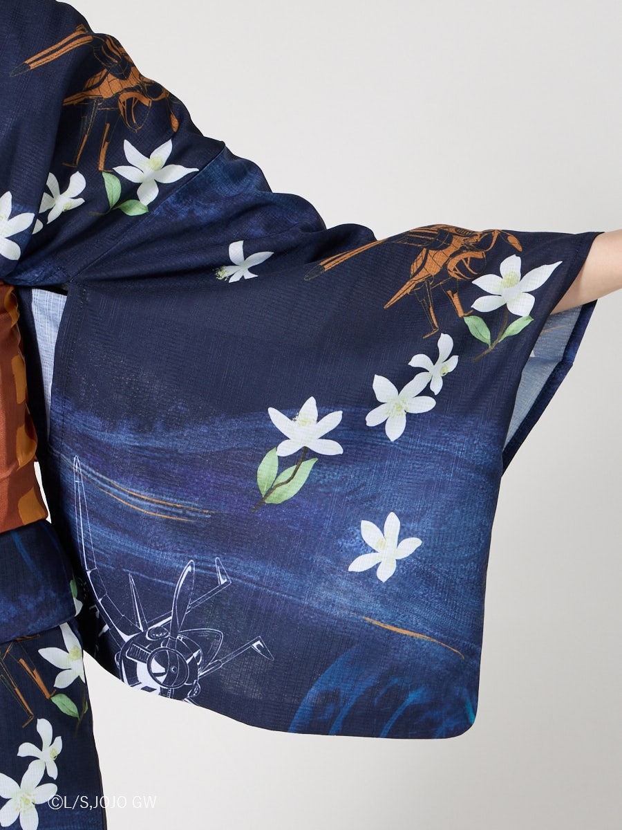 JoJo's Bizarre Adventure Golden Wind x Furifu Ladies Yukata and Obi Set - Narancia Ghirga [Release Jun 19 2026]