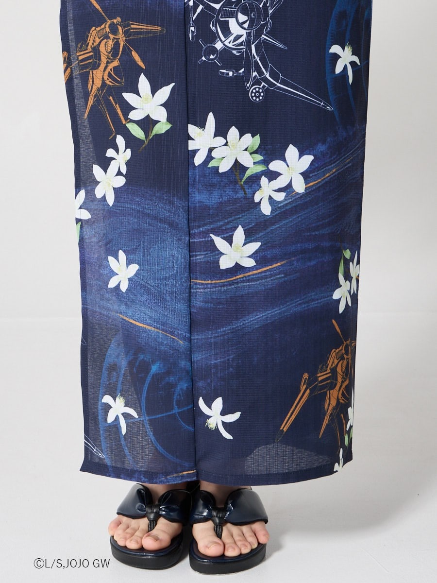 JoJo's Bizarre Adventure Golden Wind x Furifu Ladies Yukata and Obi Set - Narancia Ghirga [Release Jun 19 2026]