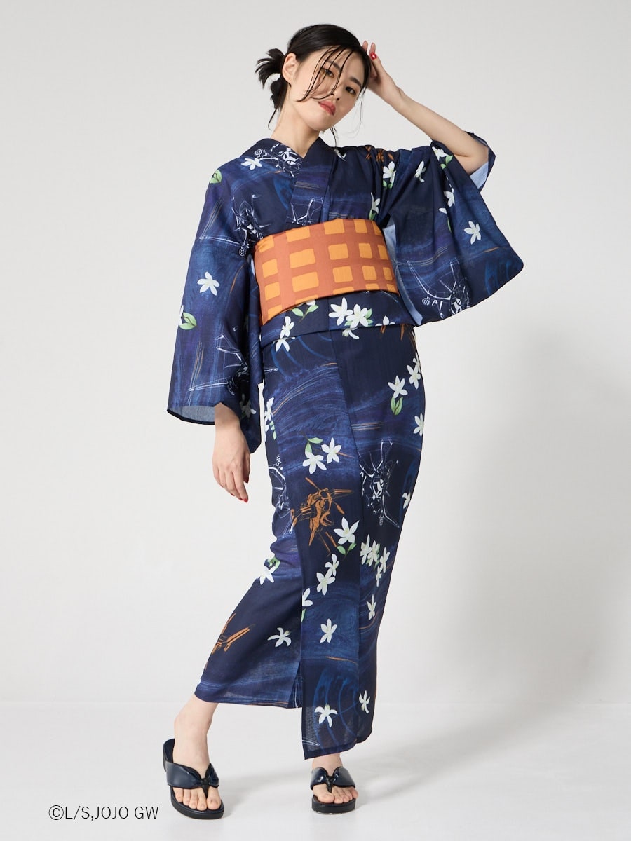 JoJo's Bizarre Adventure Golden Wind x Furifu Yukata and Obi Set - Narancia Ghirga [Release Jun 19 2026]