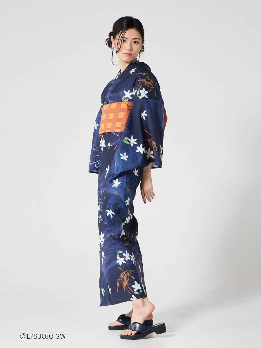 JoJo's Bizarre Adventure Golden Wind x Furifu Ladies Yukata and Obi Set - Narancia Ghirga [Release Jun 19 2026]