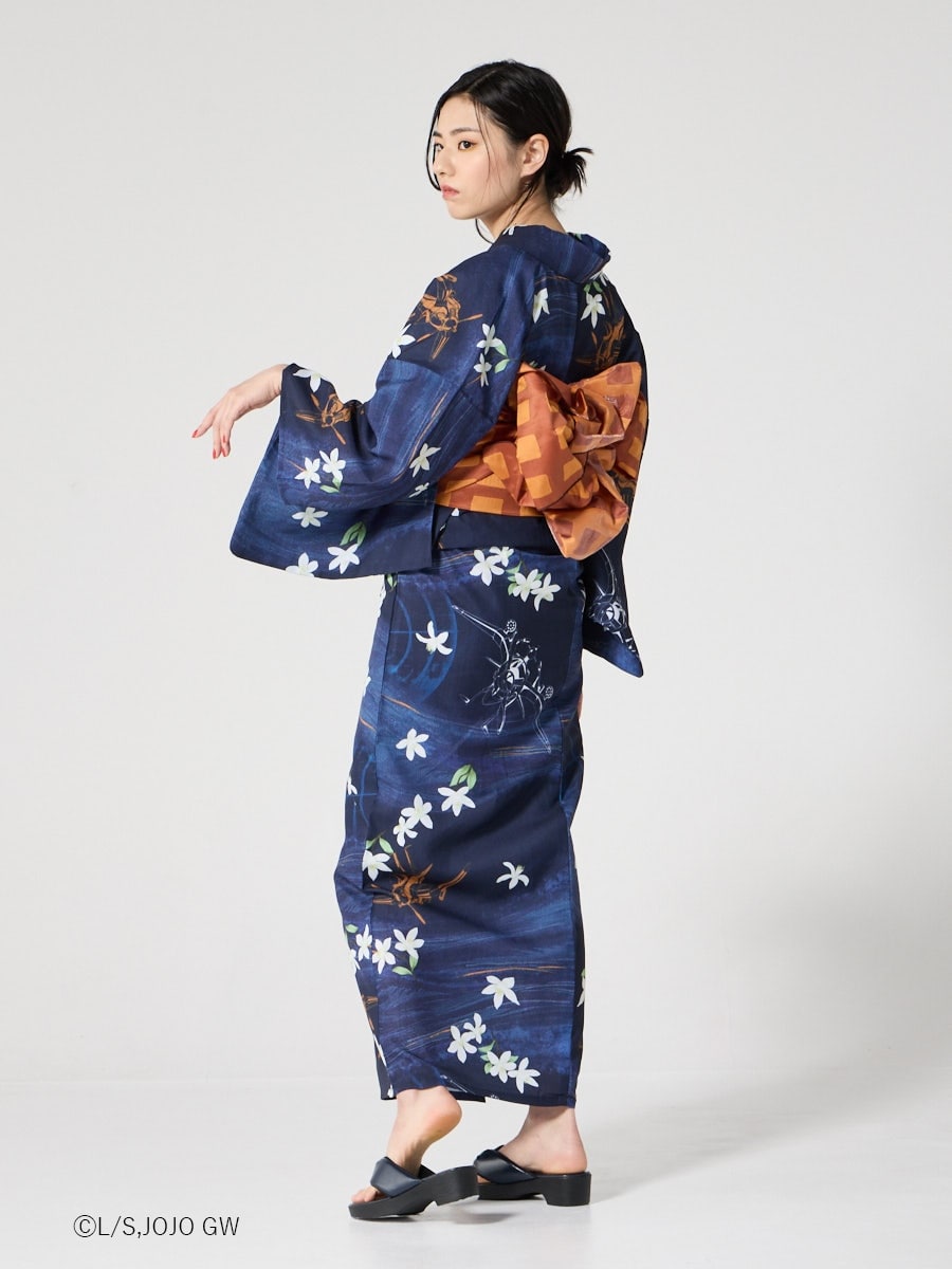 JoJo's Bizarre Adventure Golden Wind x Furifu Ladies Yukata and Obi Set - Narancia Ghirga [Release Jun 19 2026]