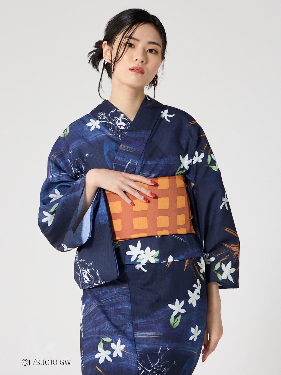 JoJo's Bizarre Adventure Golden Wind x Furifu Ladies Yukata and Obi Set - Narancia Ghirga [Release Jun 19 2026]