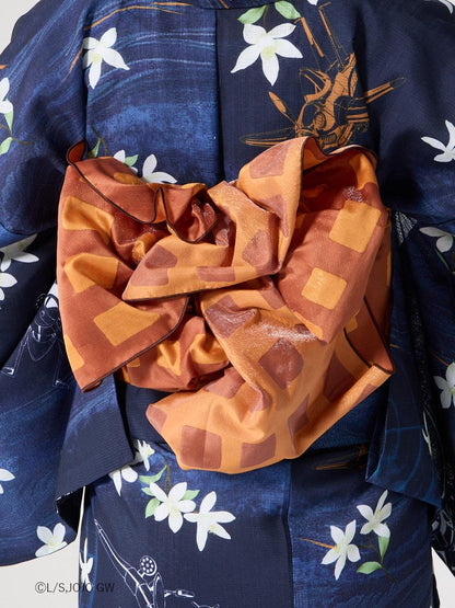 JoJo's Bizarre Adventure Golden Wind x Furifu Ladies Yukata and Obi Set - Narancia Ghirga [Release Jun 19 2026]