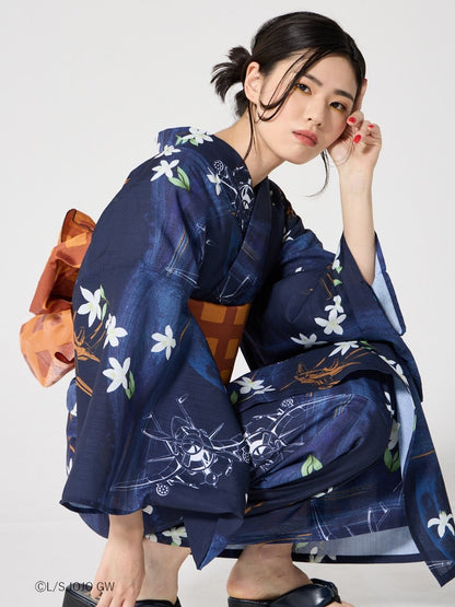 JoJo's Bizarre Adventure Golden Wind x Furifu Ladies Yukata and Obi Set - Narancia Ghirga [Release Jun 19 2026]
