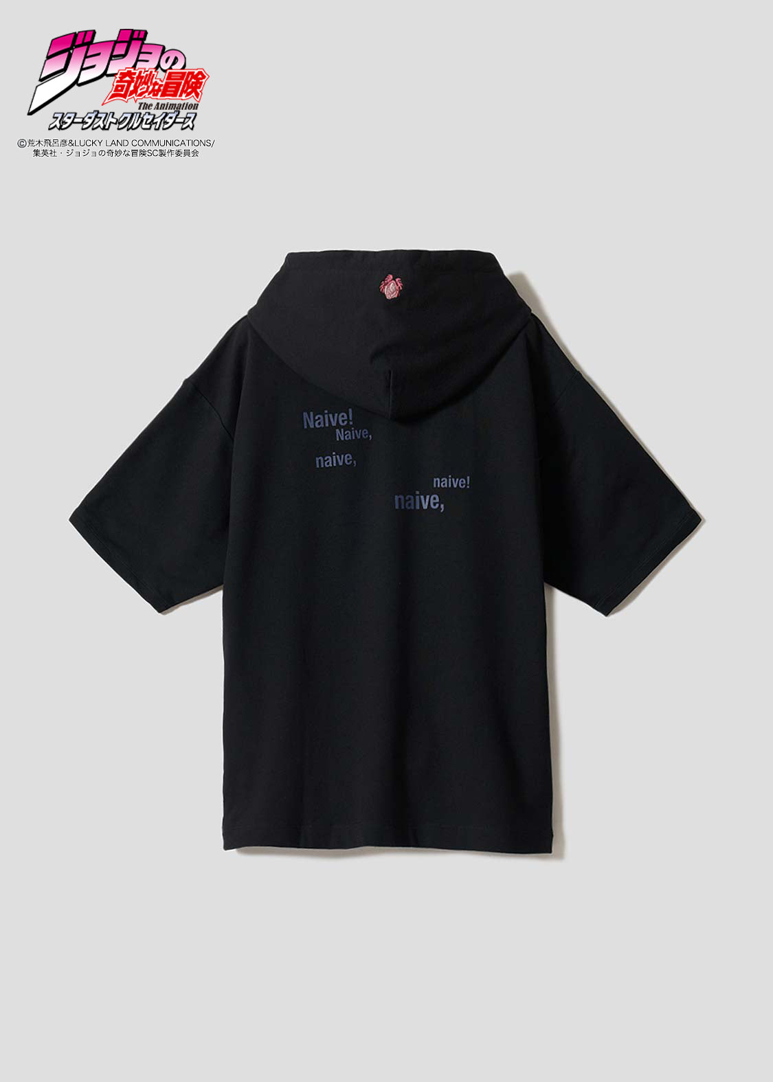 JoJo's Bizarre Adventure x Graniph Fashion Collection - Jean Pierre Polnareff Oversized Short-Sleeve Hoodie [Release April 28, 2026]