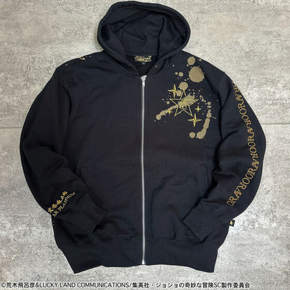 JoJo's Bizarre Adventure Karakuri Tamashii x Stardust Crusaders - Jotaro Kujo Embroidered Hoodie (2 Types) [Pre-Order May 2026]