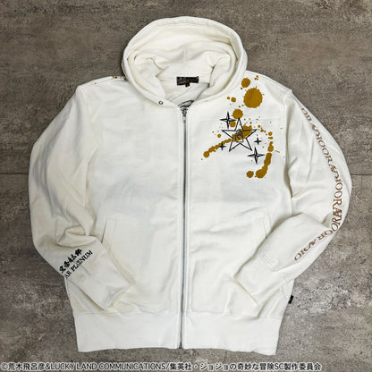 JoJo's Bizarre Adventure Karakuri Tamashii x Stardust Crusaders - Jotaro Kujo Embroidered Hoodie (2 Types) [Pre-Order May 2026]