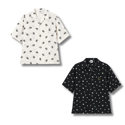 JoJo's Bizarre Adventure X GU - Jojo's Bizarre Adventure Open Collar Shirt (2 Types) [Pre-Order Apr 2026]