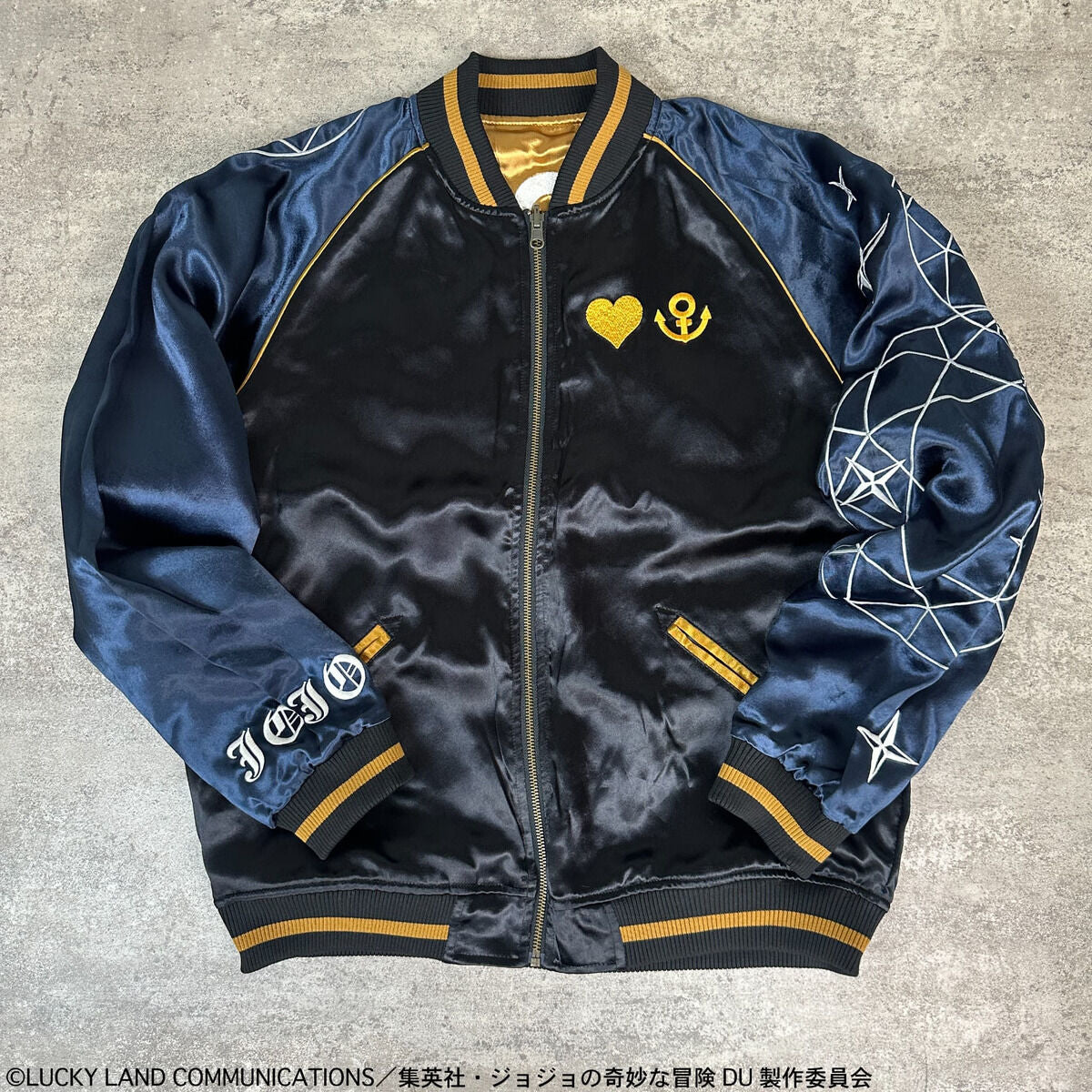 JoJo's Bizarre Adventure x Karakuri Tamashii Diamond is Unbreakable - Reversible Embroidered Sukajan Jacket Josuke Higashikata Model [Pre-Order Nov 2025]