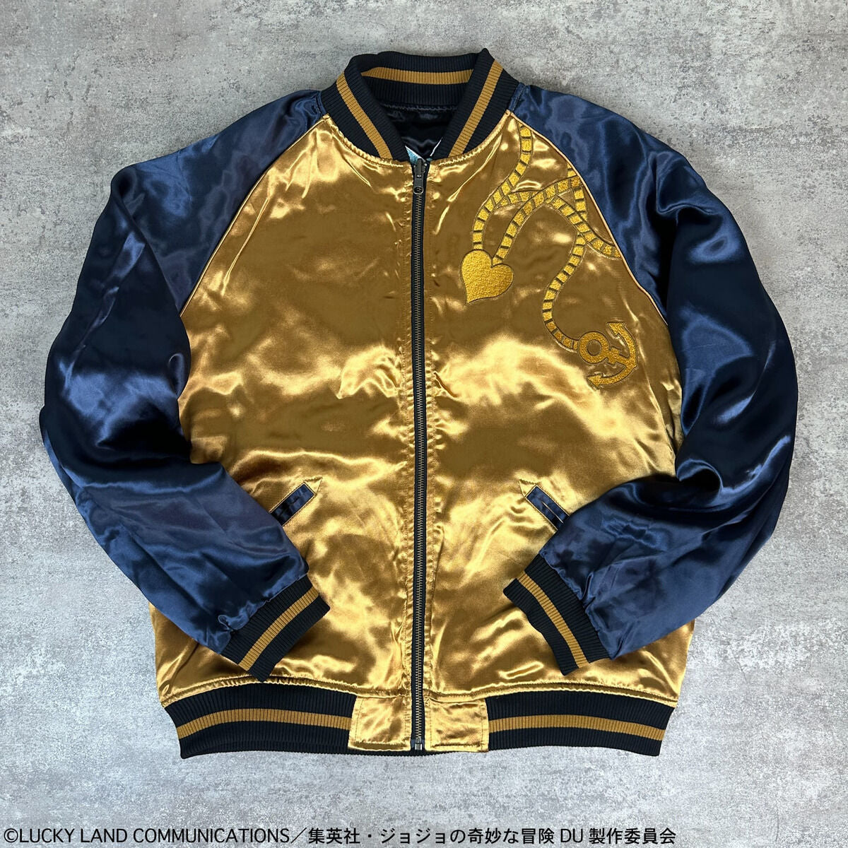 JoJo's Bizarre Adventure x Karakuri Tamashii Diamond is Unbreakable - Reversible Embroidered Sukajan Jacket Josuke Higashikata Model [Pre-Order Nov 2025]
