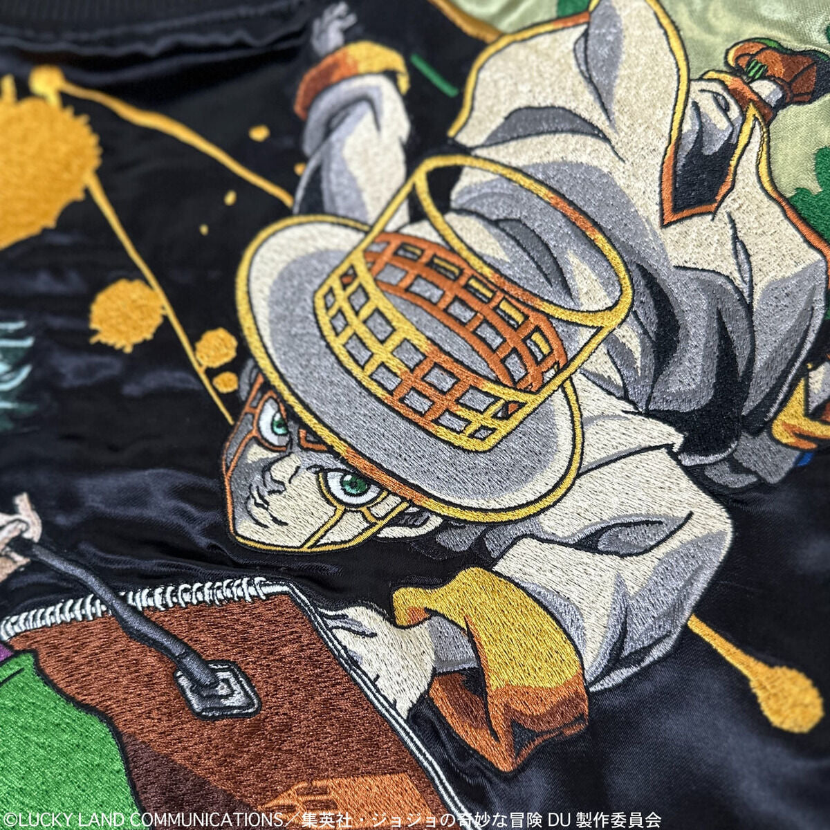 JoJo's Bizarre Adventure x Karakuri Tamashii Diamond is Unbreakable - Reversible Embroidered Sukajan Jacket Rohan Kishibe Model [Pre-Order Nov 2025]