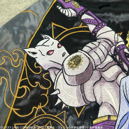 JoJo's Bizarre Adventure x Karakuri Tamashii Diamond is Unbreakable - Reversible Embroidered Sukajan Jacket Yoshikage Kira Model [Pre-Order Nov 2025]