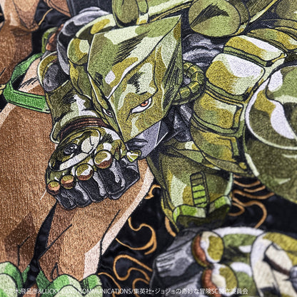 JoJo's Bizarre Adventure x Karakuri Tamashii Stardust Crusaders - Reversible Embroidered Sukajan Jacket Dio Brando