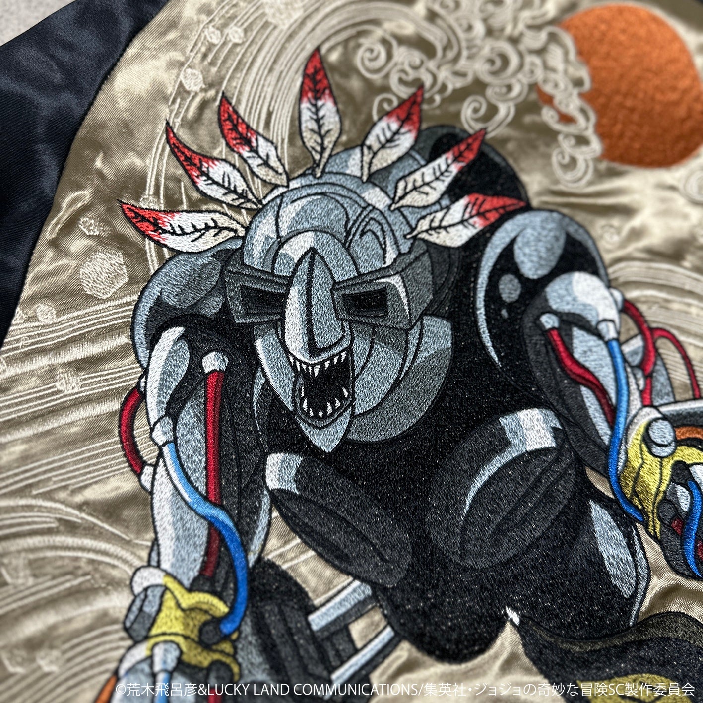 JoJo's Bizarre Adventure x Karakuri Tamashii Stardust Crusaders - Reversible Embroidered Sukajan Jacket Iggy Model