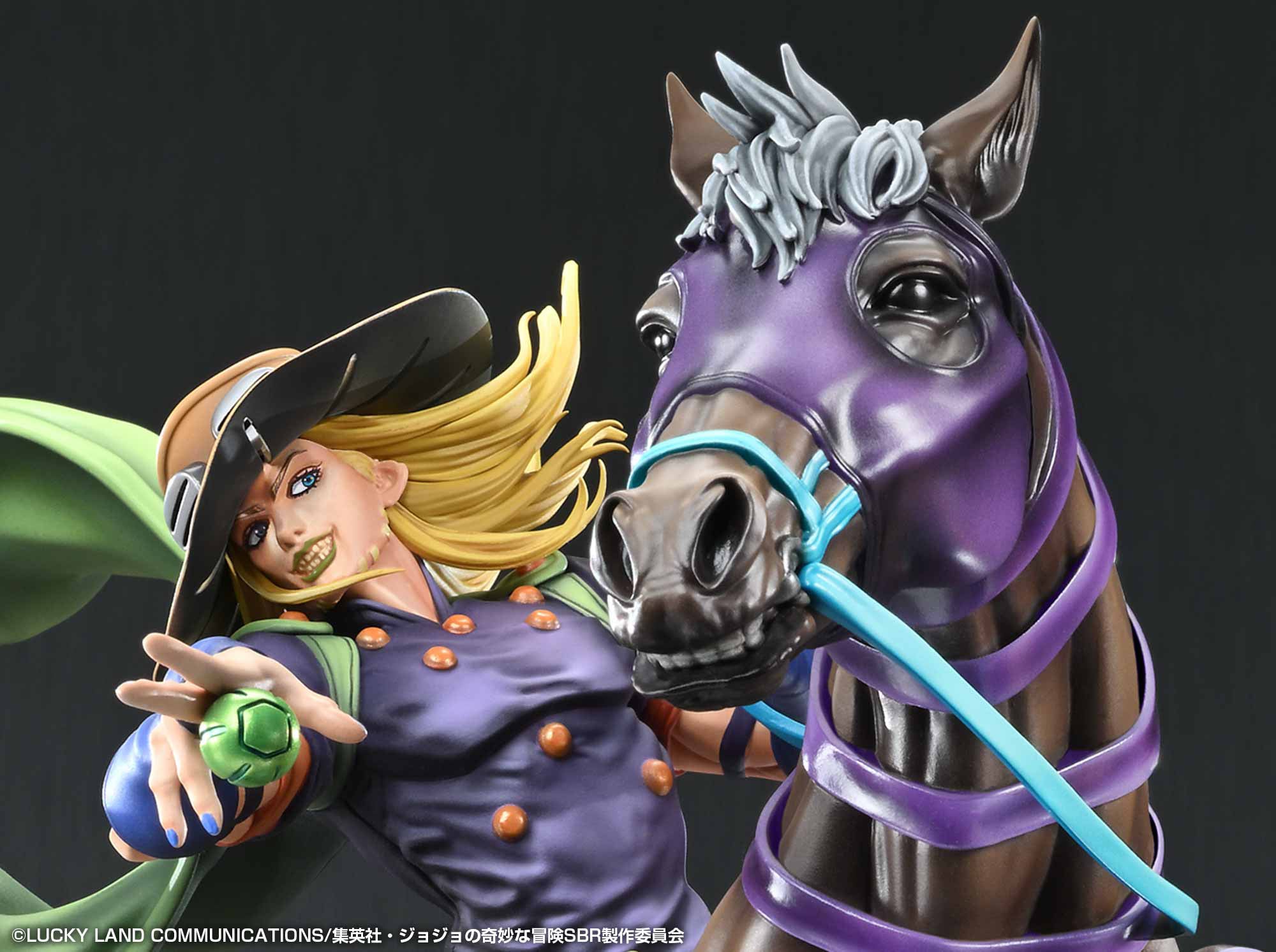Jojo's Bizarre Adventure Part.VII Steel Ball Run Super Action Statue - Gyro Zeppeli & Valkyrie [Pre-Order Dec 2026]