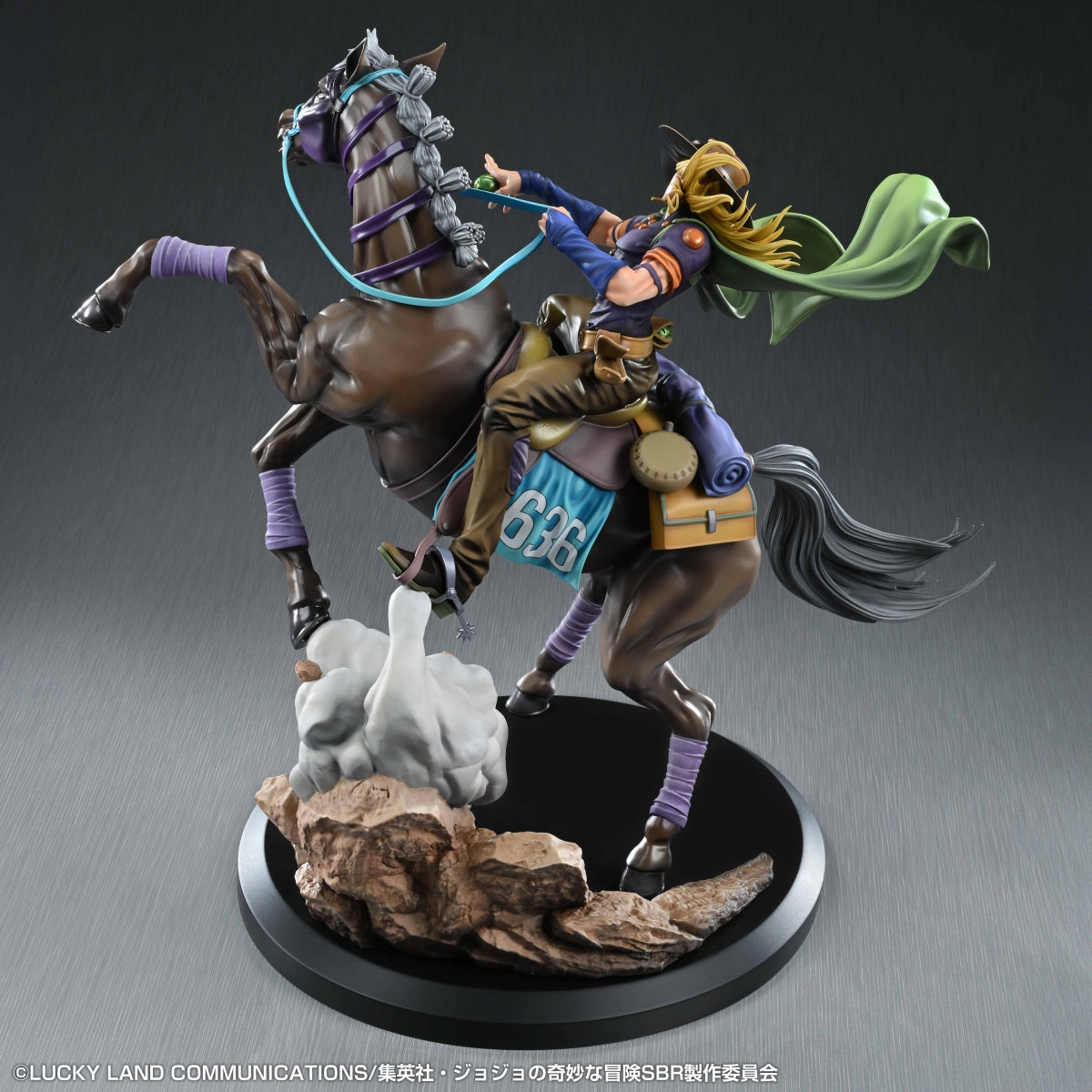 Jojo's Bizarre Adventure Part.VII Steel Ball Run Super Action Statue - Gyro Zeppeli & Valkyrie [Pre-Order Dec 2026]