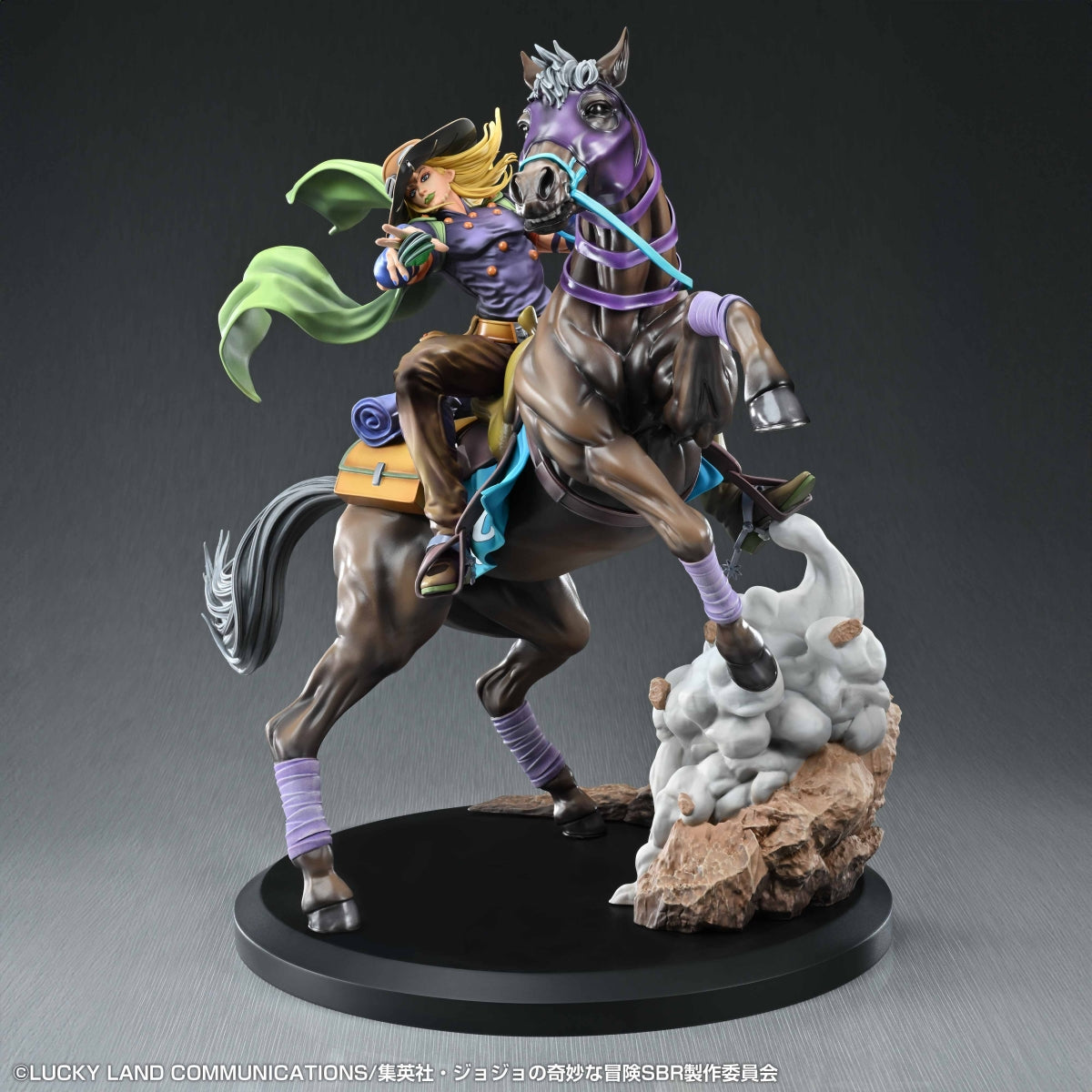 Jojo's Bizarre Adventure Part.VII Steel Ball Run Super Action Statue - Gyro Zeppeli & Valkyrie [Pre-Order Dec 2026]