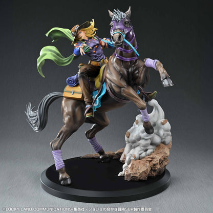 Jojo's Bizarre Adventure Part.VII Steel Ball Run Super Action Statue - Gyro Zeppeli & Valkyrie [Pre-Order Dec 2026]