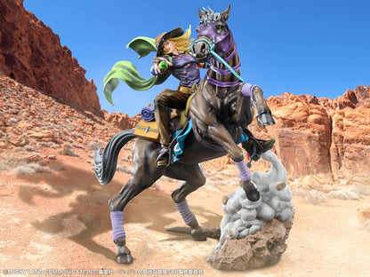 Jojo's Bizarre Adventure Part.VII Steel Ball Run Super Action Statue - Gyro Zeppeli & Valkyrie [Pre-Order Dec 2026]
