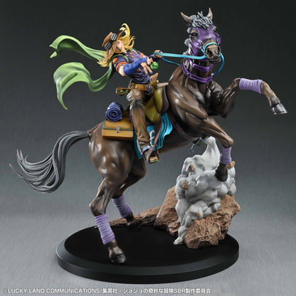Jojo's Bizarre Adventure Part.VII Steel Ball Run Super Action Statue - Gyro Zeppeli & Valkyrie [Pre-Order Dec 2026]