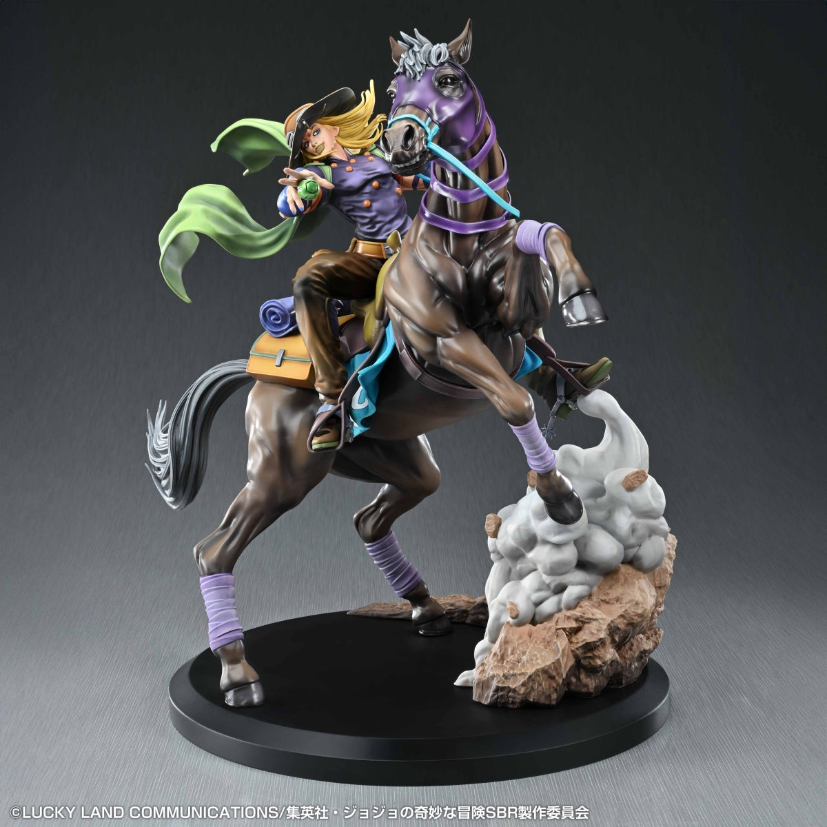 Jojo's Bizarre Adventure Part.VII Steel Ball Run Super Action Statue - Gyro Zeppeli & Valkyrie [Pre-Order Dec 2026]