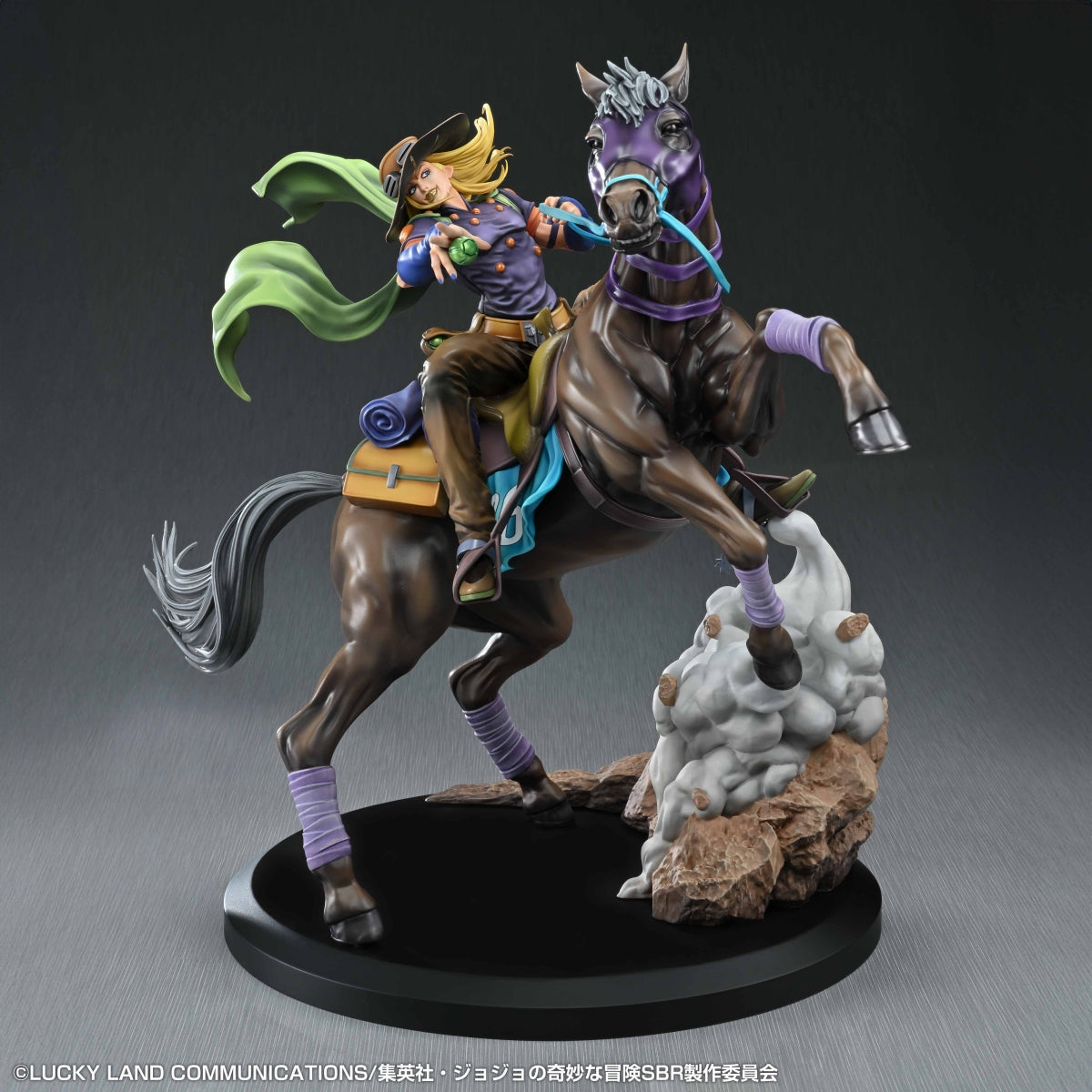 Jojo's Bizarre Adventure Part.VII Steel Ball Run Super Action Statue - Gyro Zeppeli & Valkyrie [Pre-Order Dec 2026]