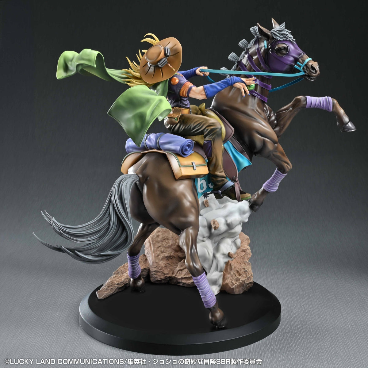 Jojo's Bizarre Adventure Part.VII Steel Ball Run Super Action Statue - Gyro Zeppeli & Valkyrie [Pre-Order Dec 2026]