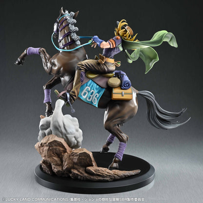Jojo's Bizarre Adventure Part.VII Steel Ball Run Super Action Statue - Gyro Zeppeli & Valkyrie [Pre-Order Dec 2026]