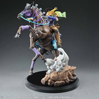 Jojo's Bizarre Adventure Part.VII Steel Ball Run Super Action Statue - Gyro Zeppeli & Valkyrie [Pre-Order Dec 2026]