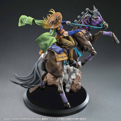 Jojo's Bizarre Adventure Part.VII Steel Ball Run Super Action Statue - Gyro Zeppeli & Valkyrie [Pre-Order Dec 2026]
