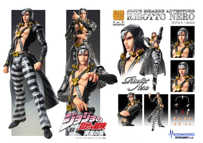 Jojo's Bizarre Adventure Part.V Super Action Statue Figure - Risotto Nero [Pre-Order Sep 2026]