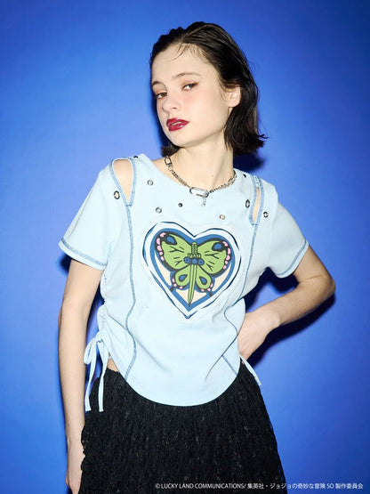 Jojo's Bizarre Adventure Stone Ocean x Jouetie - Fitted T-Shirt M Size (3 Types) [Pre-Order Feb 2026]