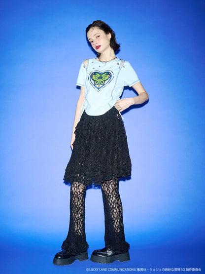 Jojo's Bizarre Adventure Stone Ocean x Jouetie - Fitted T-Shirt M Size (3 Types) [Pre-Order Feb 2026]