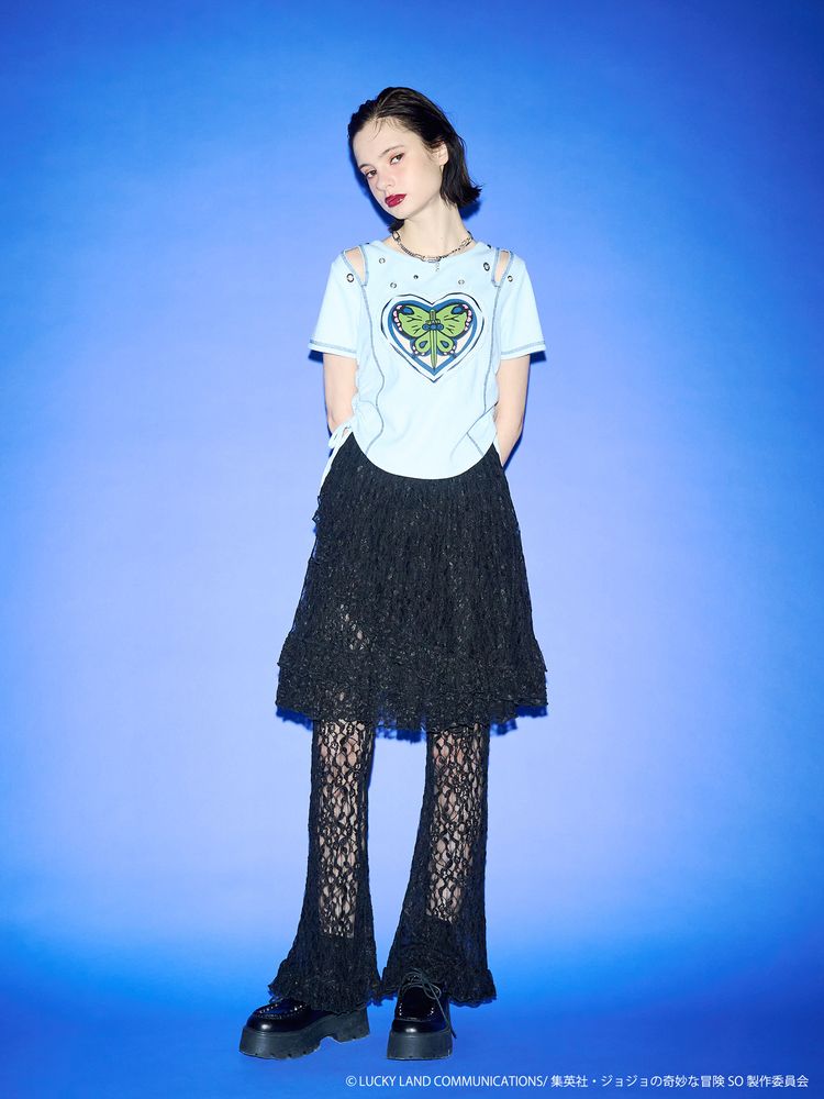 Jojo's Bizarre Adventure Stone Ocean x Jouetie - Fitted T-Shirt M Size (3 Types) [Pre-Order Feb 2026]