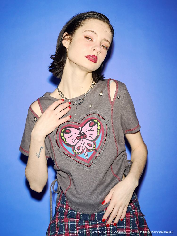 Jojo's Bizarre Adventure Stone Ocean x Jouetie - Fitted T-Shirt M Size (3 Types) [Pre-Order Feb 2026]