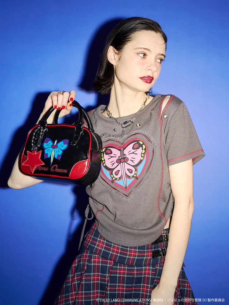 Jojo's Bizarre Adventure Stone Ocean x Jouetie - Mini Boston Bag (2 Types) [Pre-Order Feb 2026]