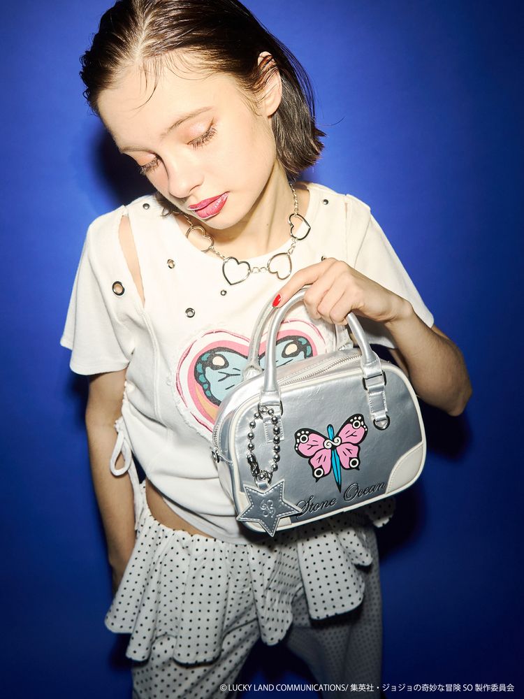 Jojo's Bizarre Adventure Stone Ocean x Jouetie - Mini Boston Bag (2 Types) [Pre-Order Feb 2026]