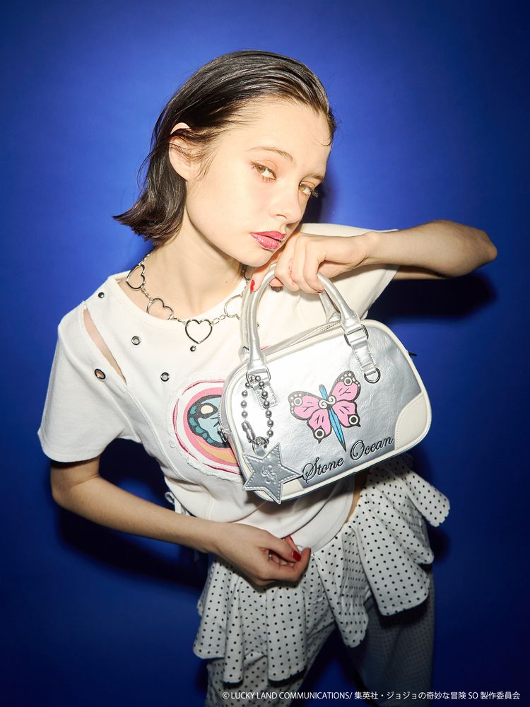 Jojo's Bizarre Adventure Stone Ocean x Jouetie - Mini Boston Bag (2 Types) [Pre-Order Feb 2026]