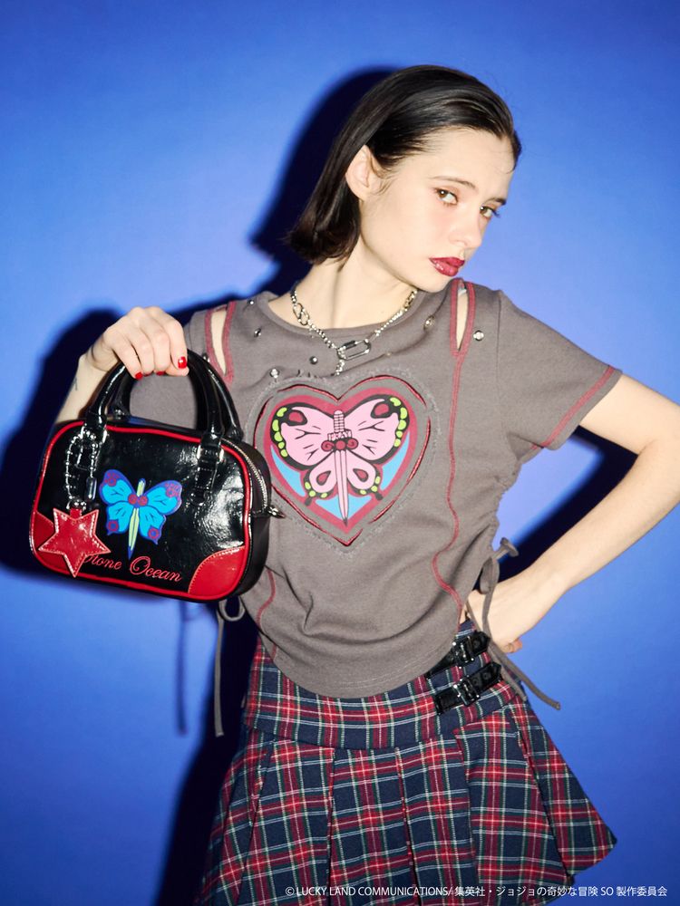 Jojo's Bizarre Adventure Stone Ocean x Jouetie - Mini Boston Bag (2 Types) [Pre-Order Feb 2026]