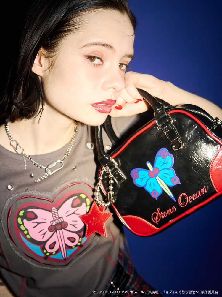 Jojo's Bizarre Adventure Stone Ocean x Jouetie - Mini Boston Bag (2 Types) [Pre-Order Feb 2026]