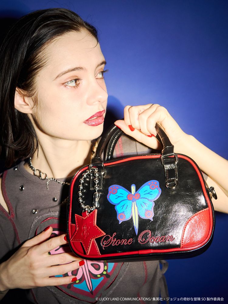 Jojo's Bizarre Adventure Stone Ocean x Jouetie - Mini Boston Bag (2 Types) [Pre-Order Feb 2026]