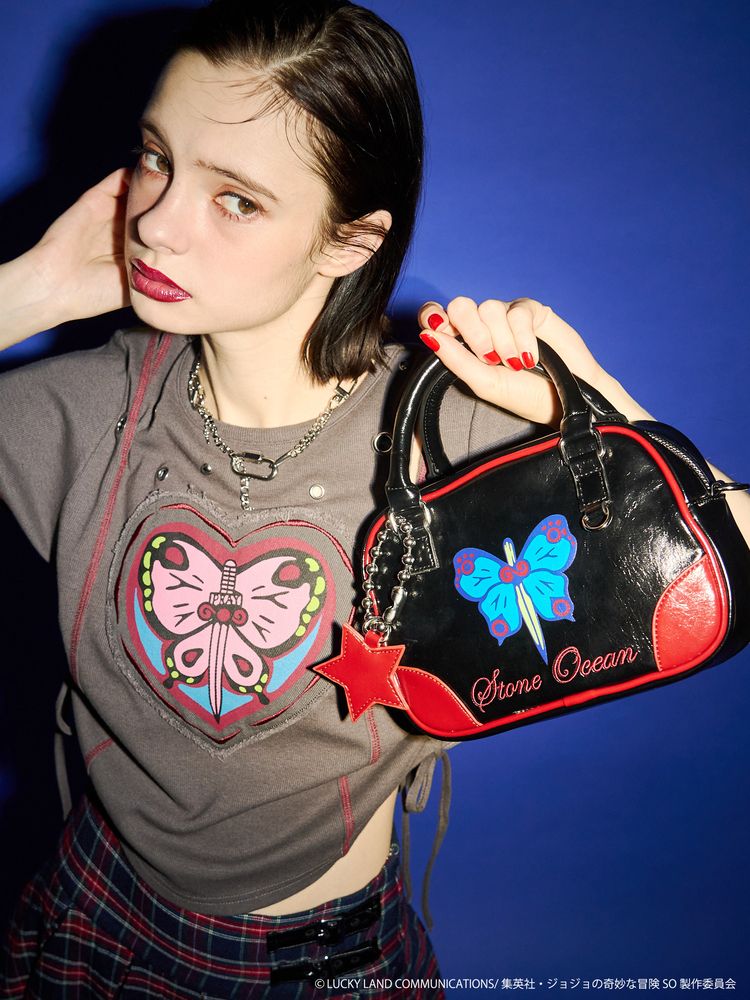 Jojo's Bizarre Adventure Stone Ocean x Jouetie - Mini Boston Bag (2 Types) [Pre-Order Feb 2026]