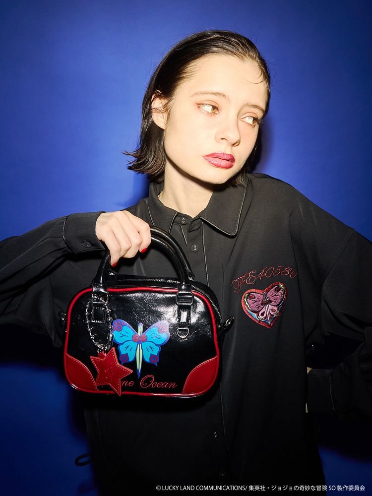 Jojo's Bizarre Adventure Stone Ocean x Jouetie - Mini Boston Bag (2 Types) [Pre-Order Feb 2026]